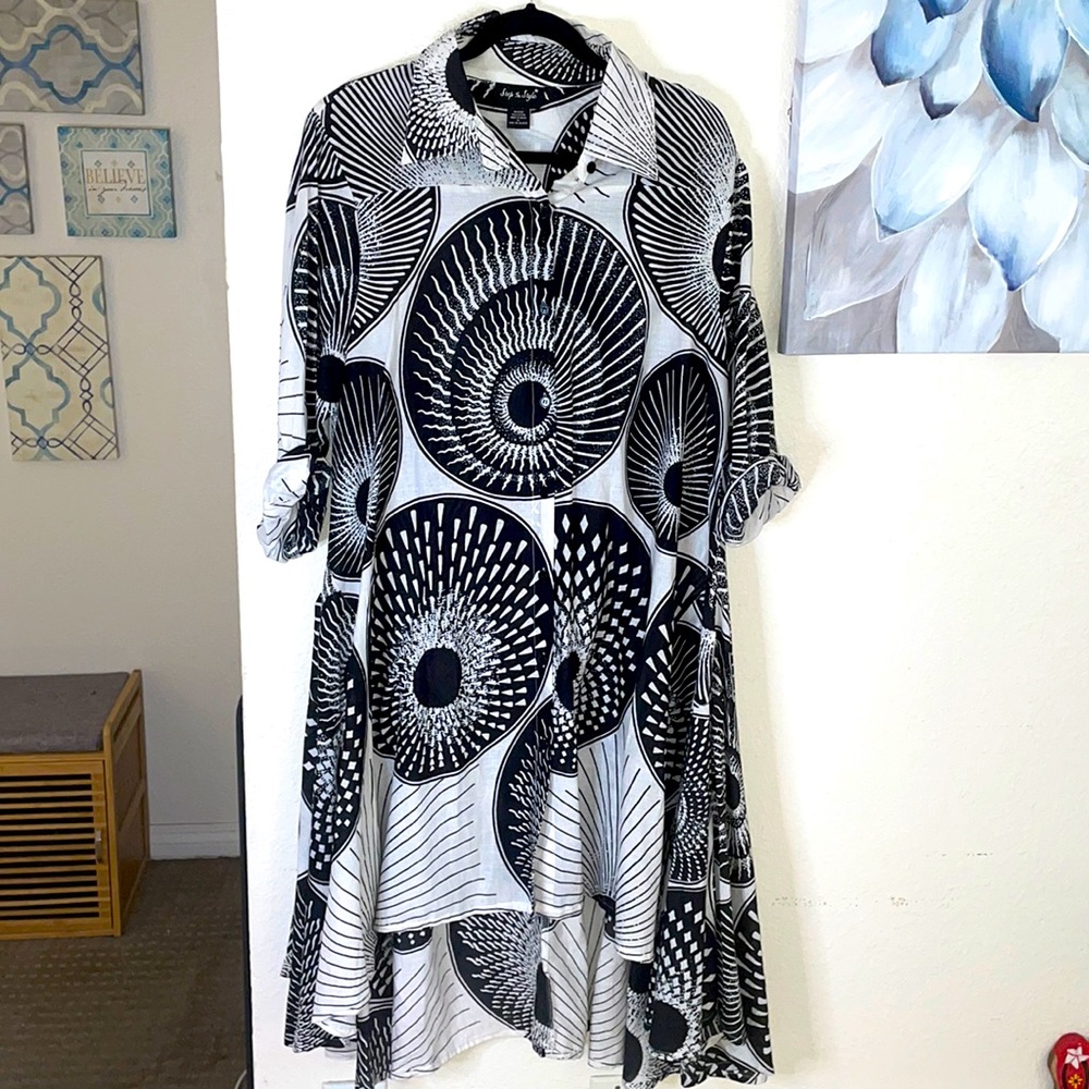 Hi low Shirt Dress